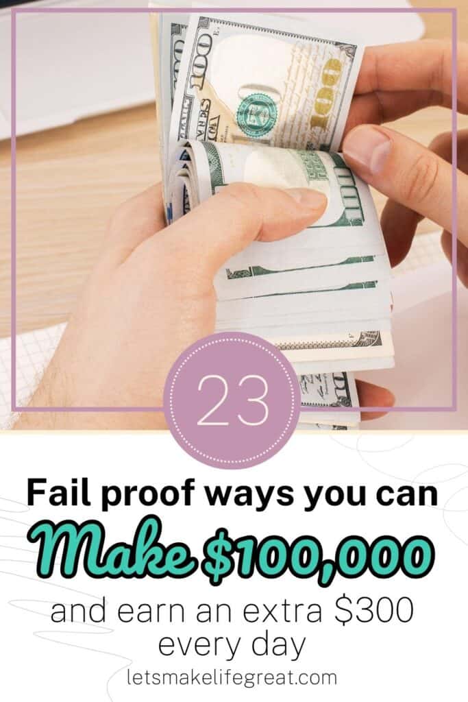 man counting cash while sitting at a desk