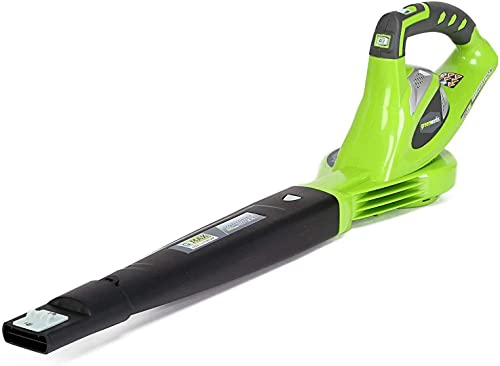 Greenworks 40V (150 MPH / 130 CFM / 75+ Compatible Tools) Cordless Leaf Blower, Tool Only, Green
