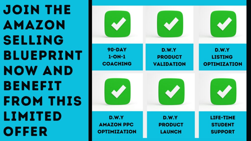 amazon selling blueprint mockup