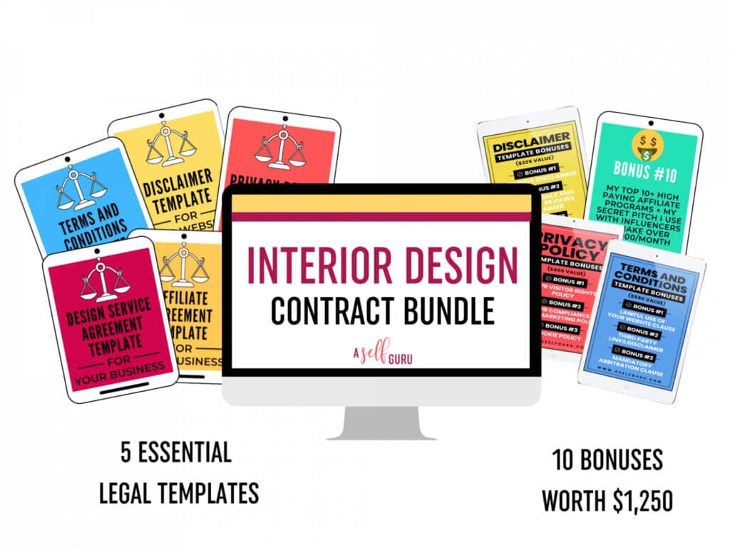 interior designer contract bundle - Amira Irfan
